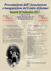 Locadina 29 Settembre 2017 a Rosignano Solvay